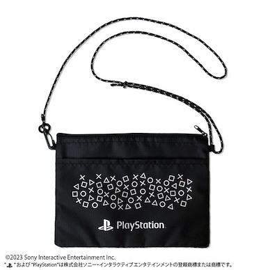PlayStation 「PlayStation」黑色 單肩袋 Tent Cloth Musette Bag for PlayStation /BLACK【PlayStation】