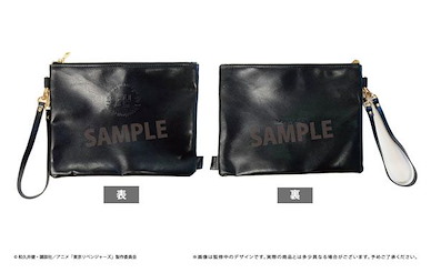 東京復仇者 「東京卍會」皮革 Clutch Bag Leather Clutch Bag Style Pouch Tokyo Manji Gang【Tokyo Revengers】