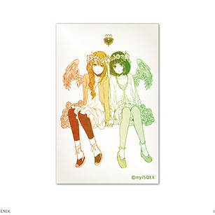 人渣的本願 「安樂岡花火 + 繪鳩早苗」緞面貼紙 Satin Sticker 04 Hanabi & Sanae【Scum's Wish】