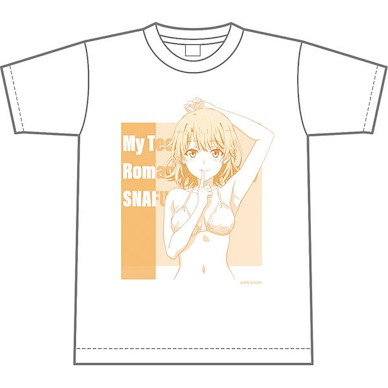 果然我的青春戀愛喜劇搞錯了。 (加大)「一色彩羽」白色比基尼 T-Sirt New Illustration T-Shirt Iroha (White Bikini) XL【My youth romantic comedy is wrong as I expected.】