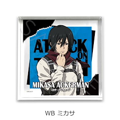 進擊的巨人 「米卡莎」(100×100×30mm) 亞克力方塊 The Final Season 第9彈 Acrylic Block (100 x 100 x 30mm) WB Mikasa Vol. 9【Attack on Titan】
