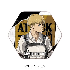 進擊的巨人 「阿爾敏」六角形徽章 The Final Season 第9彈 Hexagonal Can Badge WC Armin Vol. 9【Attack on Titan】