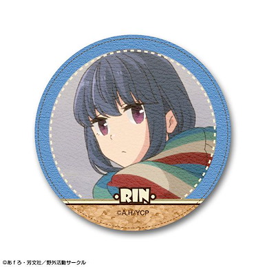 搖曳露營△ 「志摩凜」B 皮革徽章 Leather Badge: Design 05 (Rin Shima/B)【Laid-Back Camp】