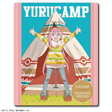 搖曳露營△ 「各務原撫子」B 橡膠滑鼠墊 Rubber Mouse Pad Design 05 (Nadeshiko Kagamihara /B)【Laid-Back Camp】