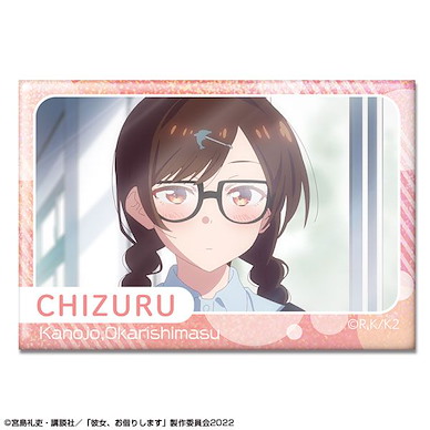 出租女友 「水原千鶴」D 方形徽章 Hologram Can Badge Design 04 (Chizuru Mizuhara /D)【Rent-A-Girlfriend】