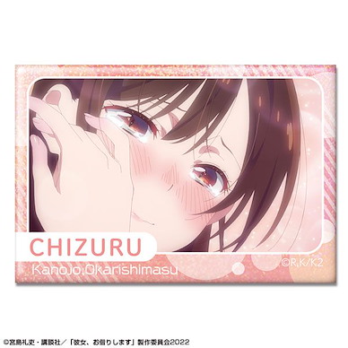 出租女友 「水原千鶴」F 方形徽章 Hologram Can Badge Design 06 (Chizuru Mizuhara /F)【Rent-A-Girlfriend】