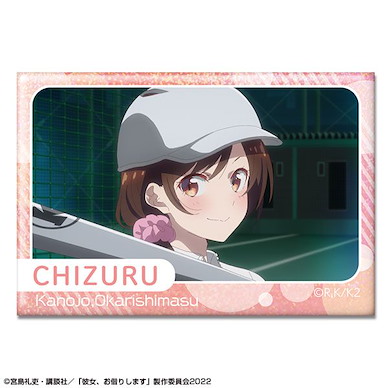 出租女友 「水原千鶴」I 方形徽章 Hologram Can Badge Design 09 (Chizuru Mizuhara /I)【Rent-A-Girlfriend】