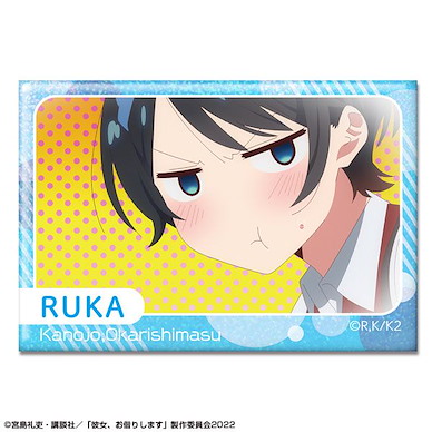 出租女友 「更科瑠夏」C 方形徽章 Hologram Can Badge Design 17 (Ruka Sarashina /C)【Rent-A-Girlfriend】