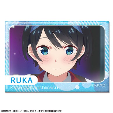 出租女友 「更科瑠夏」D 方形徽章 Hologram Can Badge Design 18 (Ruka Sarashina /D)【Rent-A-Girlfriend】