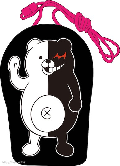 槍彈辯駁 「黑白熊」全身掛頸散銀包 Posing Gamaguchi Monokuma【Danganronpa】