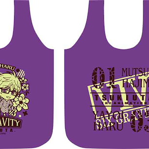 月歌。 「睦月始 + 彌生春」紫色 購物袋 Eco Bag A Purple【Tsukiuta.】