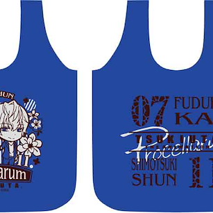 月歌。 「文月海 + 霜月隼」藍色 購物袋 Eco Bag D Blue【Tsukiuta.】