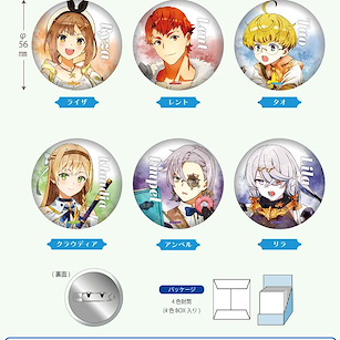 鍊金工房系列 水彩系列 收藏徽章 (6 個入) Wet Color Series Can Badge (6 Pieces)【Atelier Series】