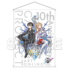 刀劍神域系列 「桐谷和人 + 亞絲娜」遊戲10周年記念 B2 掛布 Game 10th Anniversary Kirito & Asuna B2 Tapestry【Sword Art Online Series】