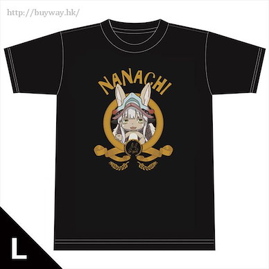 來自深淵 (大碼)「娜娜奇」黑色 T-Shirt T-Shirt Nanachi L Size【Made in Abyss】