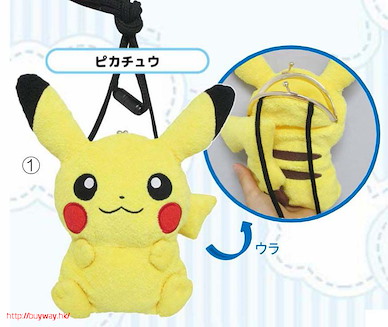 寵物小精靈系列 「比卡超」公仔手袋 Gamaguchi Pochette Pikachu【Pokémon Series】