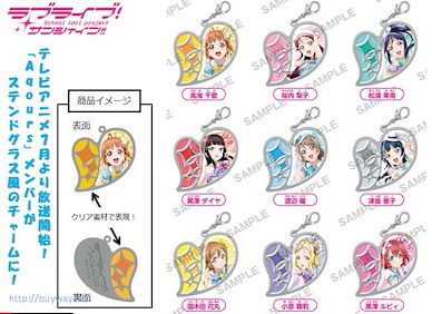 LoveLive! Sunshine!! 玻璃色彩金屬掛飾 Vol. 1 (9 個入) Clear Stained Charm Collection (9 Pieces)【Love Live! Sunshine!!】