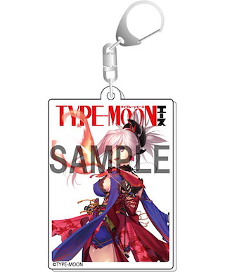 TYPE-MOON 「Saber (宮本武蔵)」封面插圖 亞克力匙扣 Ace Cover Illustration Acrylic Key Chain Miyamoto Musashi【TYPE-MOON】