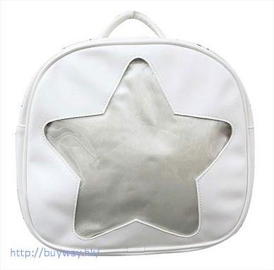 周邊配件 星形系列 痛袋背包 白色 Star-shape 2-way Backpack A White【Boutique Accessories】