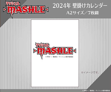 肌肉魔法使-MASHLE- 2024 掛曆 CL-035 2024 Wall Calendar【Mashle】