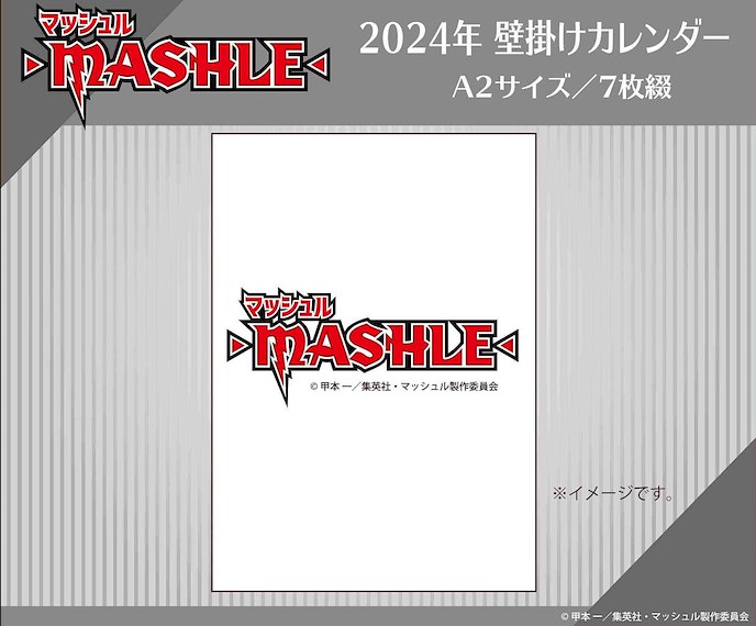 肌肉魔法使-MASHLE- : 日版 2024 掛曆