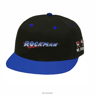 洛克人系列 「ROCKMAN」黑 × 藍色 Cap帽 Cap Black x Blue【Mega Man Series】