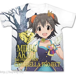 偶像大師 灰姑娘女孩 (大碼)「赤城米莉亞」My First Star!! 全彩 T-Shirt My First Star!! Miria Akagi Full Graphic T-Shirt / WHITE - L【The Idolm@ster Cinderella Girls】