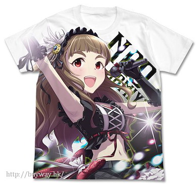 偶像大師 灰姑娘女孩 (細碼)「神谷奈緒」恥じらい乙女 全彩 T-Shirt Hajirai Otome Nao Kamiya Full Graphic T-Shirt / WHITE - S【The Idolm@ster Cinderella Girls】