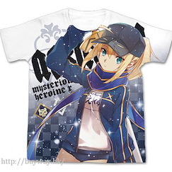 Fate系列 (大碼)「Mysterious Heroine X」白色 全彩 T-Shirt Mysterious Heroine X Full Graphic T-Shirt / WHITE - L【Fate Series】