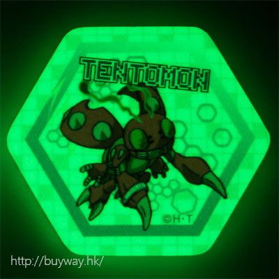 數碼暴龍系列 : 日版 (2 枚入)「甲蟲獸」夜光收藏徽章