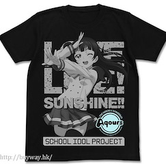 LoveLive! Sunshine!! : 日版 (加大)「津島善子」黑色 T-Shirt