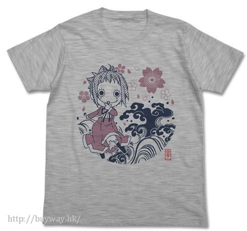藍海少女！ : 日版 (大碼)「小日向光 (閃光)」灰色 T-Shirt
