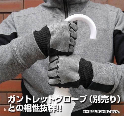 Item-ya : 日版 (加大) 西洋鎧甲 灰黑色 連帽衫