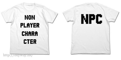 Item-ya (細碼) "NPC" 白色 T-Shirt NPC ga Kiteru T-Shirt / WHITE - S【Item-ya】