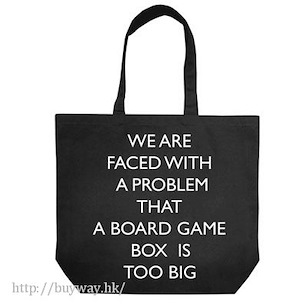 Item-ya 「Board Game Box Is Too Big」黑色 大容量 手提袋 Board Game Box Is Too Big Large Tote Bag / BLACK【Item-ya】