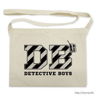 名偵探柯南 「少年探偵團」米白 單肩袋 Detective Boys Musette Bag / NATURAL【Detective Conan】