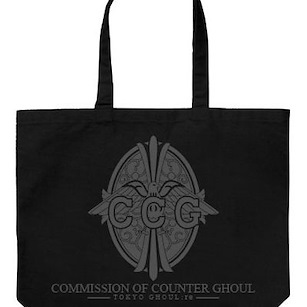 東京喰種 「CCG」黑色 手提袋 CCG Large Tote Bag / BLACK【Tokyo Ghoul】