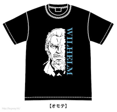 Re：從零開始的異世界生活 (中碼)「威爾海姆·梵·阿斯特雷亞」黑色 T-Shirt Viruherumu van Asutorea T-Shirt / M【Re:Zero】