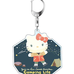 勇利!!! on ICE Camping Life 系列「Hello Kitty」大匙扣 Yuri on Ice×Sanrio characters Deka Keychain: Hello Kitty Starry Sky Camp ver.【Yuri on Ice】