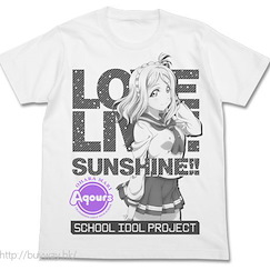 LoveLive! Sunshine!! (加大)「小原鞠莉」白色 T-Shirt Mari Ohara T-Shirt / WHITE - XL【Love Live! Sunshine!!】