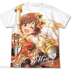 偶像大師 灰姑娘女孩 (大碼)「本田未央」全彩 白色 T-Shirt Stage of Magic Mio Honda Full Graphic T-Shirt / White - L【The Idolm@ster Cinderella Girls】
