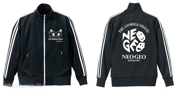 NEOGEO : 日版 (大碼)「100 Mega Shock」黑×白 球衣