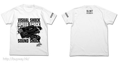 Mega Drive (細碼) "3SHOCK" 白色 T-Shirt 3SHOCK T-Shirt / WHITE - S【Mega Drive】