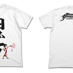拳皇系列 : 日版 (細碼)「不知火舞」日本一！白色 T-Shirt