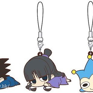 逆轉裁判 「成歩堂 + 逮捕君 + 綾里真宵」橡膠掛飾 (1 套 3 款) Rubber Strap Set Naruhodo Set (3 Pieces)【Ace Attorney】