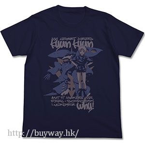 機動戰士高達系列 (中碼)「普露」深藍色 T-Shirt Elpeo Puru T-Shirt / NAVY-M【Mobile Suit Gundam Series】