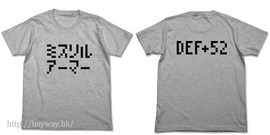Item-ya (加大)「DEF+52」灰色 T-Shirt Mithril Armor T-Shirt / HEATHER GRAY-XL【Item-ya】