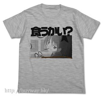 魔法少女小圓 (加大)「佐倉杏子」灰色 T-Shirt Kuukai? T-Shirt / HEATHER GRAY-XL【Puella Magi Madoka Magica】