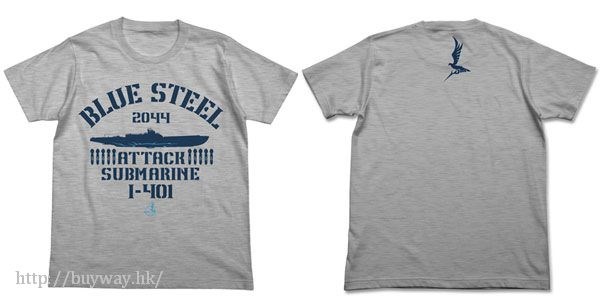 蒼藍鋼鐵戰艦 : 日版 (中碼)「伊歐娜」灰色 T-Shirt