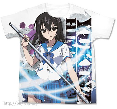 噬血狂襲 (中碼)「姬柊雪菜」全彩 白色 T-Shirt Yukina Himeragi Full Graphic T-Shirt / White-M【Strike the Blood】